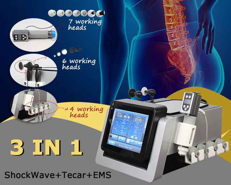 Physiotherapy/extracorporeal shock wave therapy machine for sale