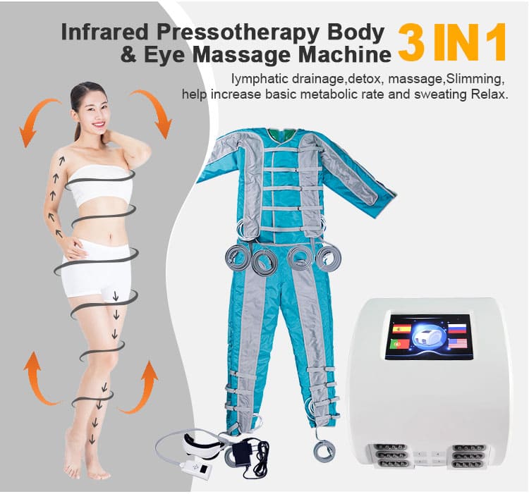 3 in 1 pressotherapy machine