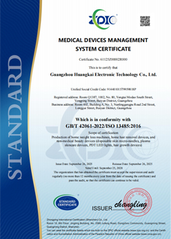 Medical Device Certificate