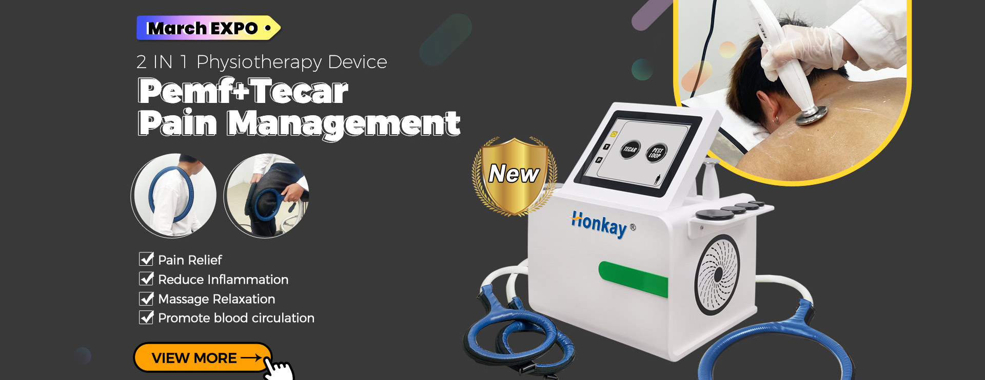 2-in-1-pemf+tecar physio machine