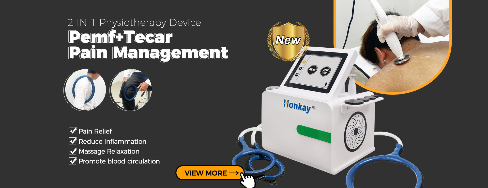 2-in-1-pemf+tecar physio machine